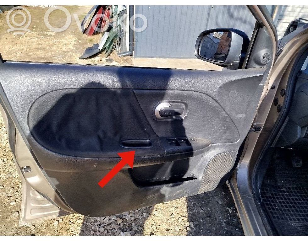 Nissan Note (E11) Bolsillo de almacenamiento de la puerta delantera 