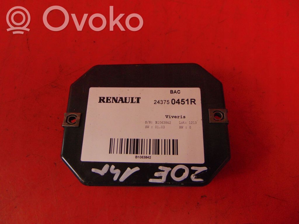 Renault Zoe Other control units/modules 