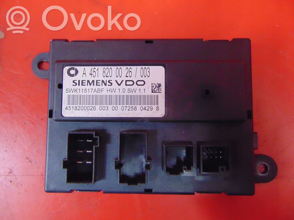 Smart ForTwo II Other control units/modules 