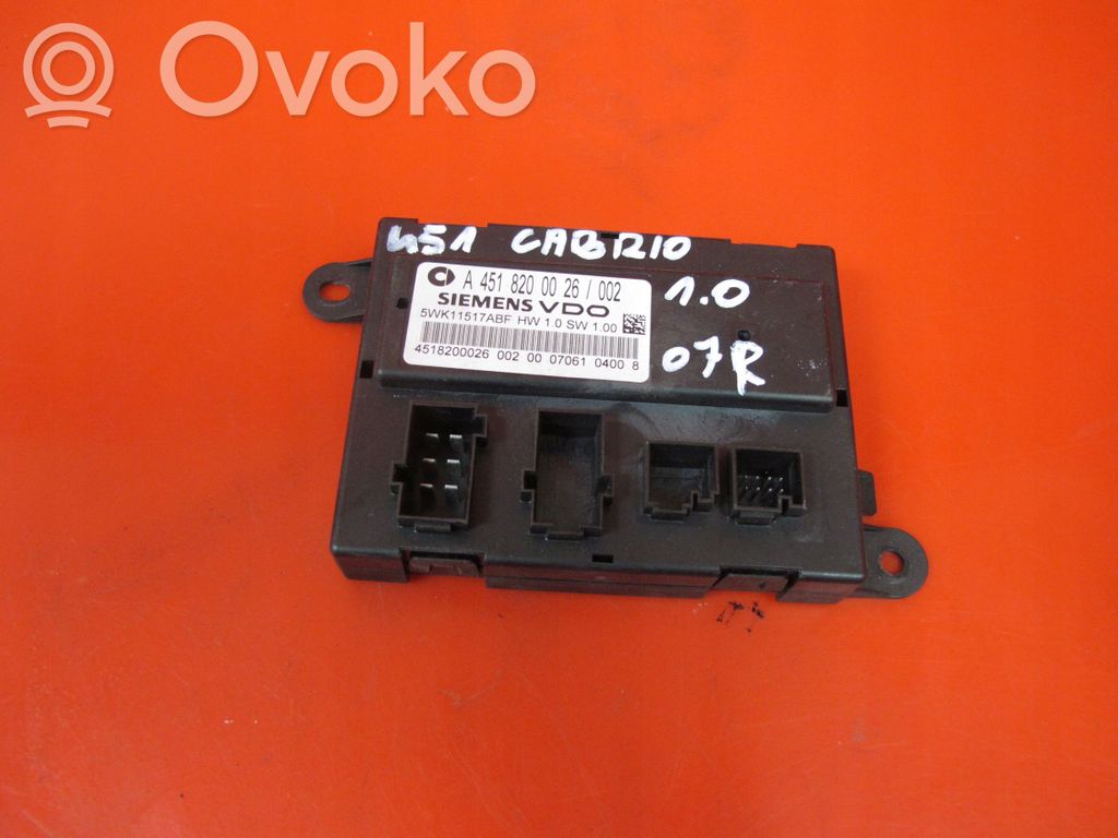 Smart ForTwo II Other control units/modules 