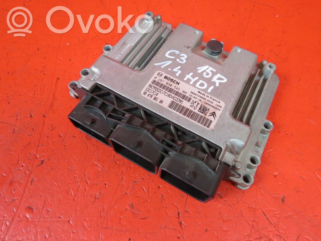Engine control unit/module   9807886180