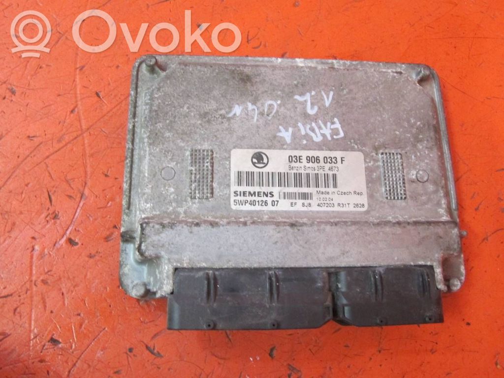 Skoda Fabia Mk1 (6Y) Engine control unit/module ECU 