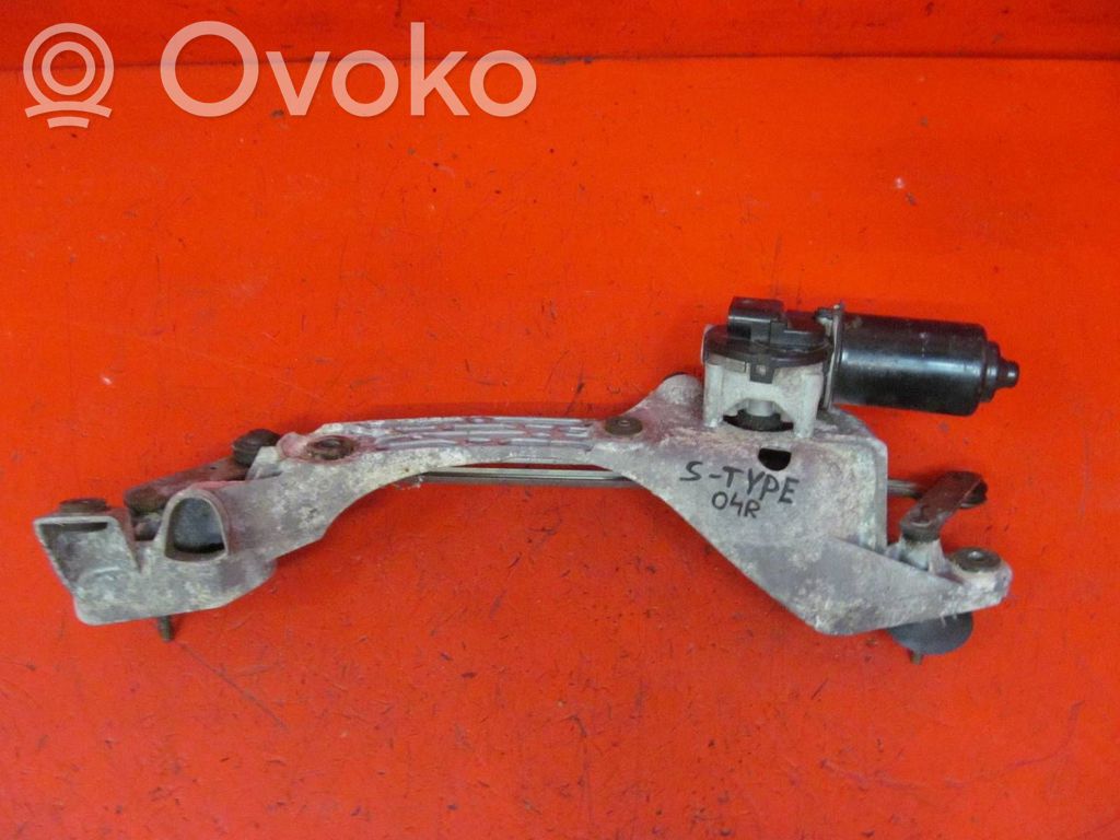 Jaguar S-Type Wischergestänge Wischermotor vorne 