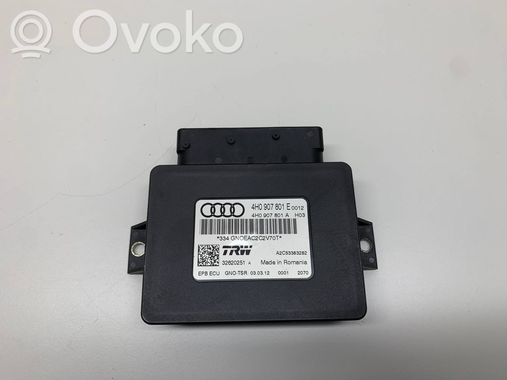 Audi A6 S6 C7 4G Module de commande de frein à main 