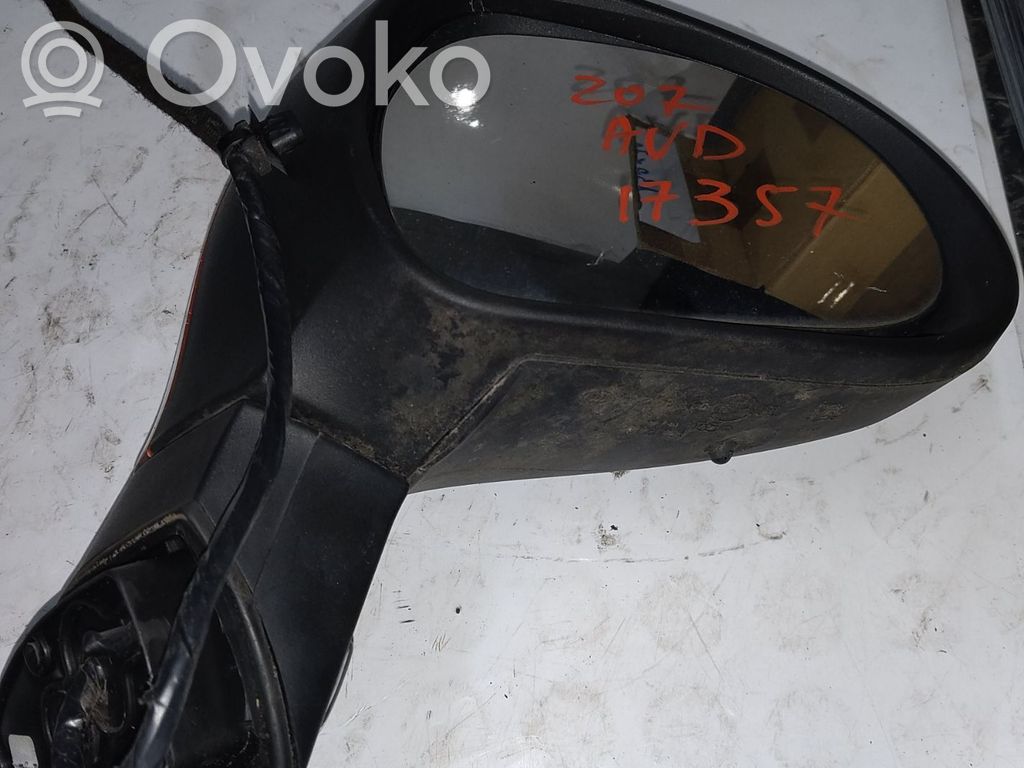 Peugeot 207 Espejo lateral eléctrico de la puerta delantera 