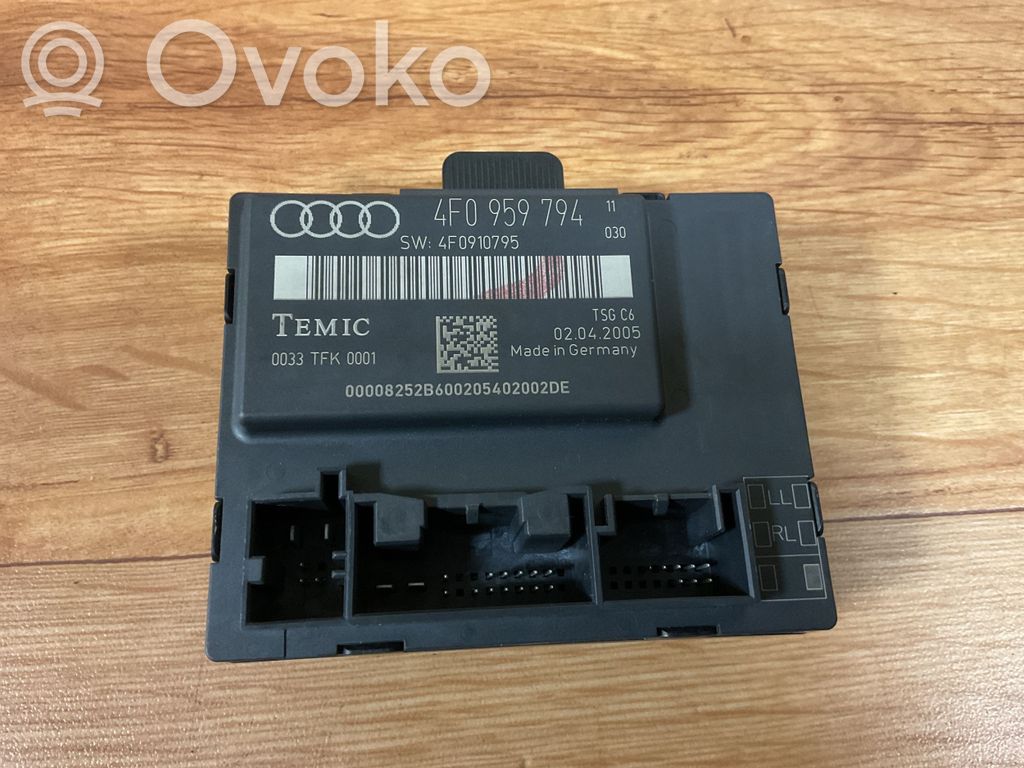 Unité de commande module de porte   4F0959794,4F0910795,0033TFK0001