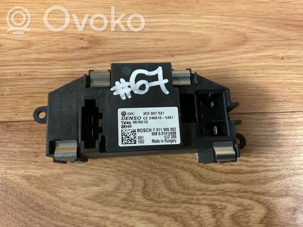 Volkswagen PASSAT B6 Rezystor / Opornik dmuchawy nawiewu 