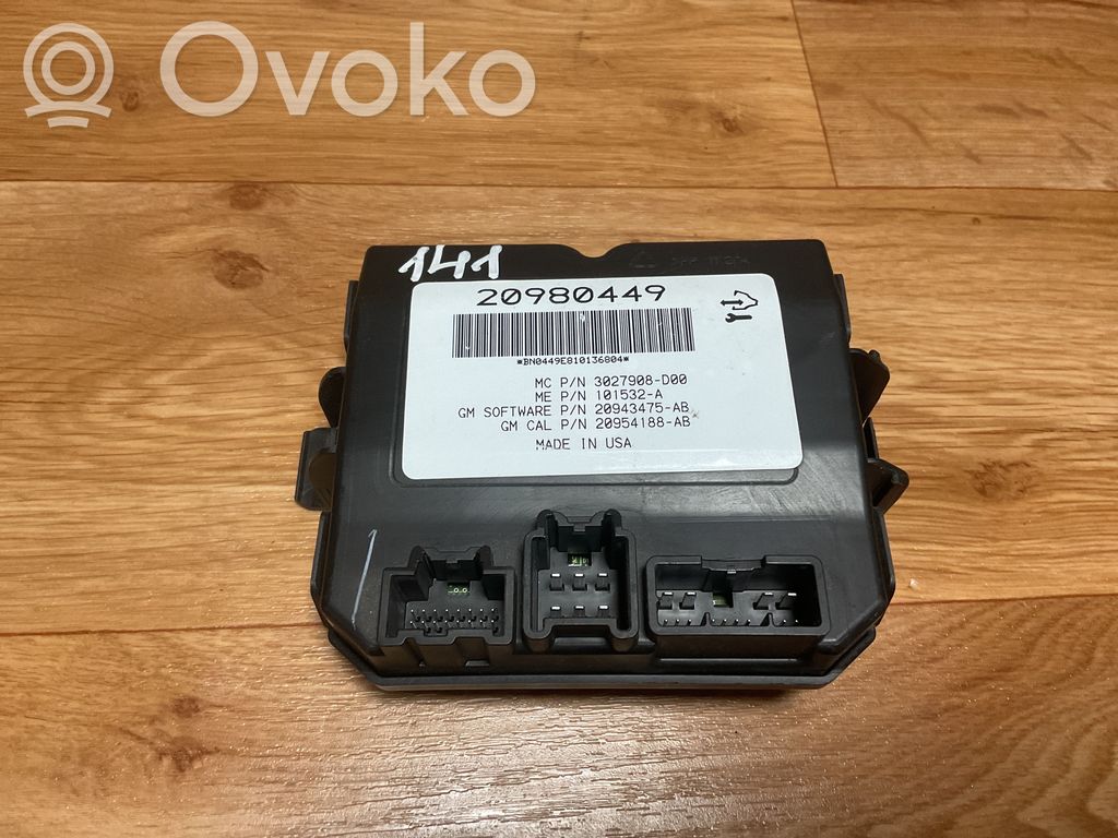 Opel Insignia A Other control units/modules 
