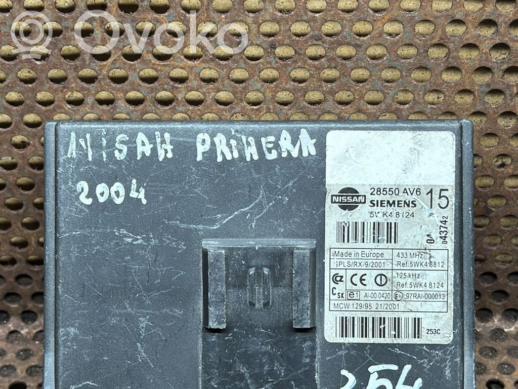 Nissan Primera Modulo di controllo del corpo centrale 