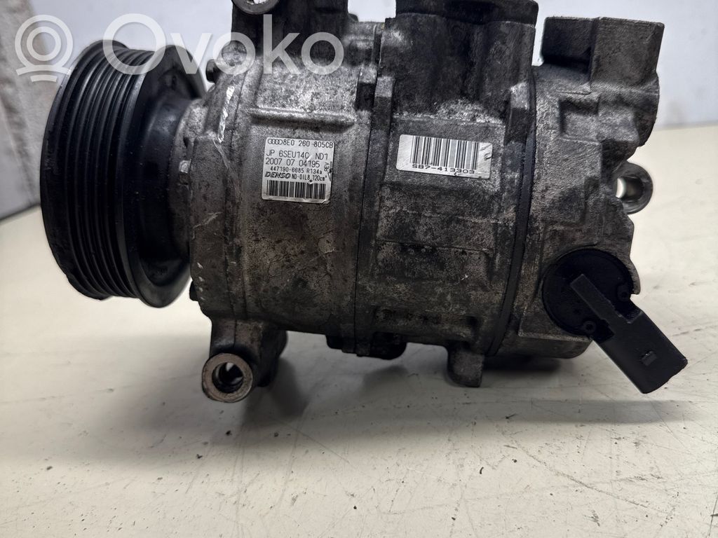 Audi A4 S4 B7 8E 8H Kompresor / Sprężarka klimatyzacji A/C 