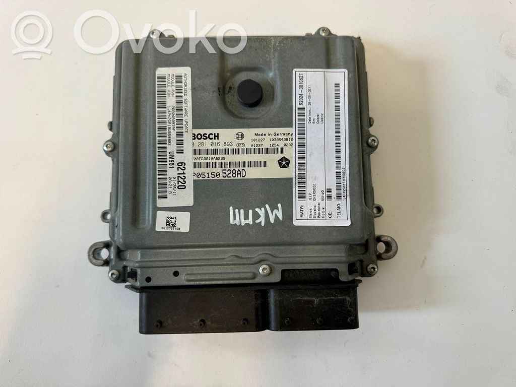 Jeep Cherokee IV KK Engine control unit/module ECU 