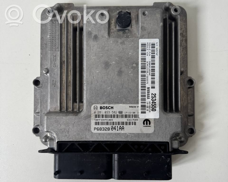 Galios (ECU) modulis   P68328041AA,0281033582