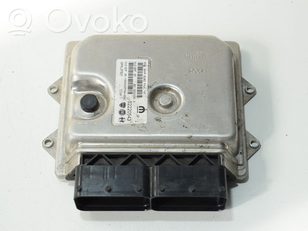 Engine control unit/module ECU   52220543,BC0202335A,GPKL2FB2Y,MJD9DF