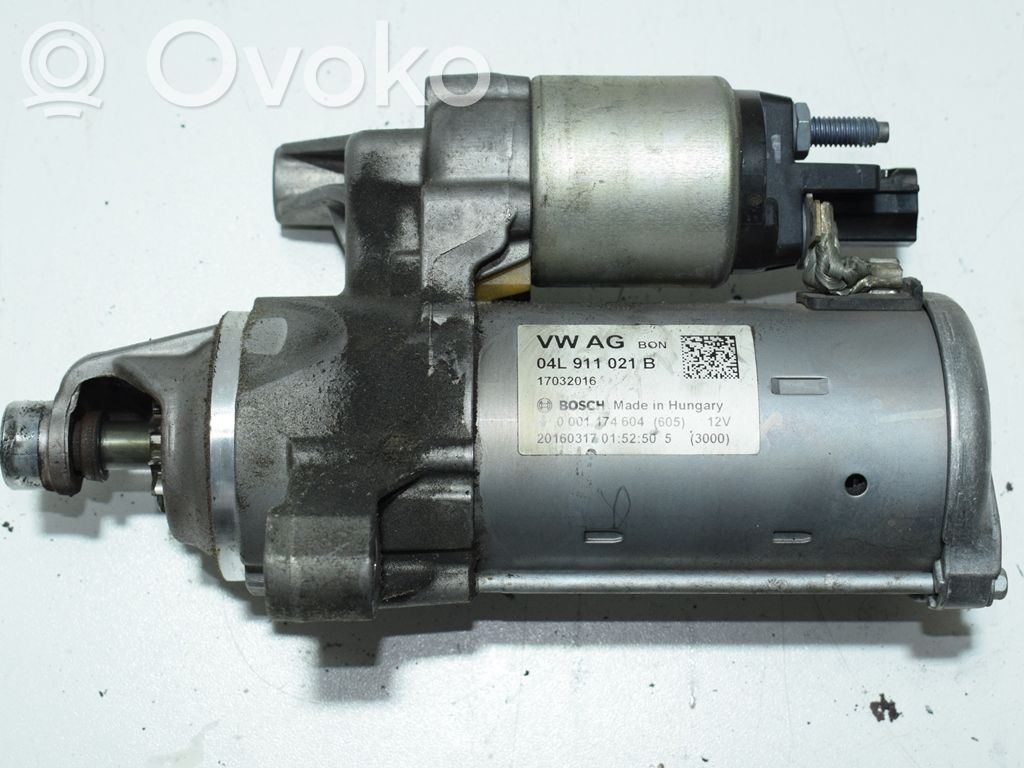 Motor de arranque   04L911021B,0001174604,20160317