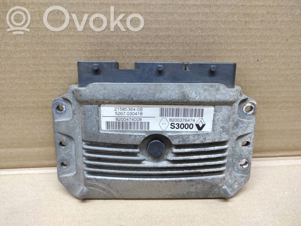 Engine control unit/module   8200474008,8200376474,215853640B