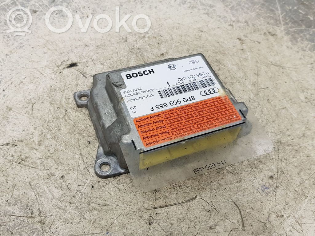 Airbag control unit/module   8P0959655E,0285001482