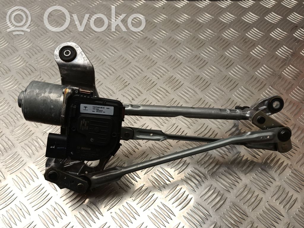 Tesla Model Y Mechanizm i silniczek wycieraczek szyby przedniej / czołowej 