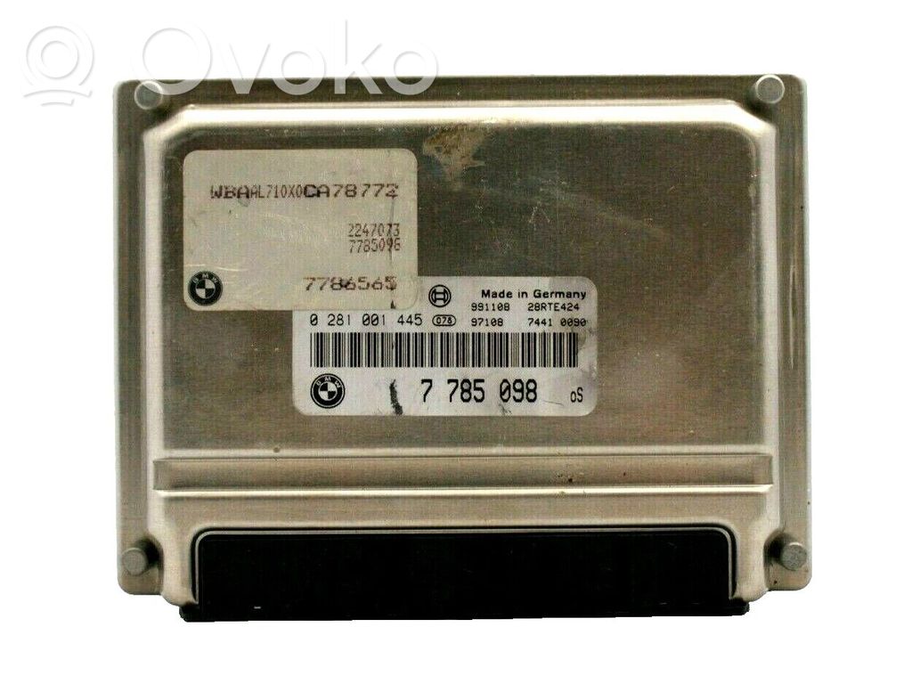 Unidad de control/módulo ECU del motor   7785098,7785098,0281001445,7786565