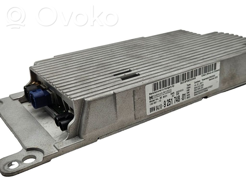 BMW X5 E70 Muut ohjainlaitteet/moduulit 