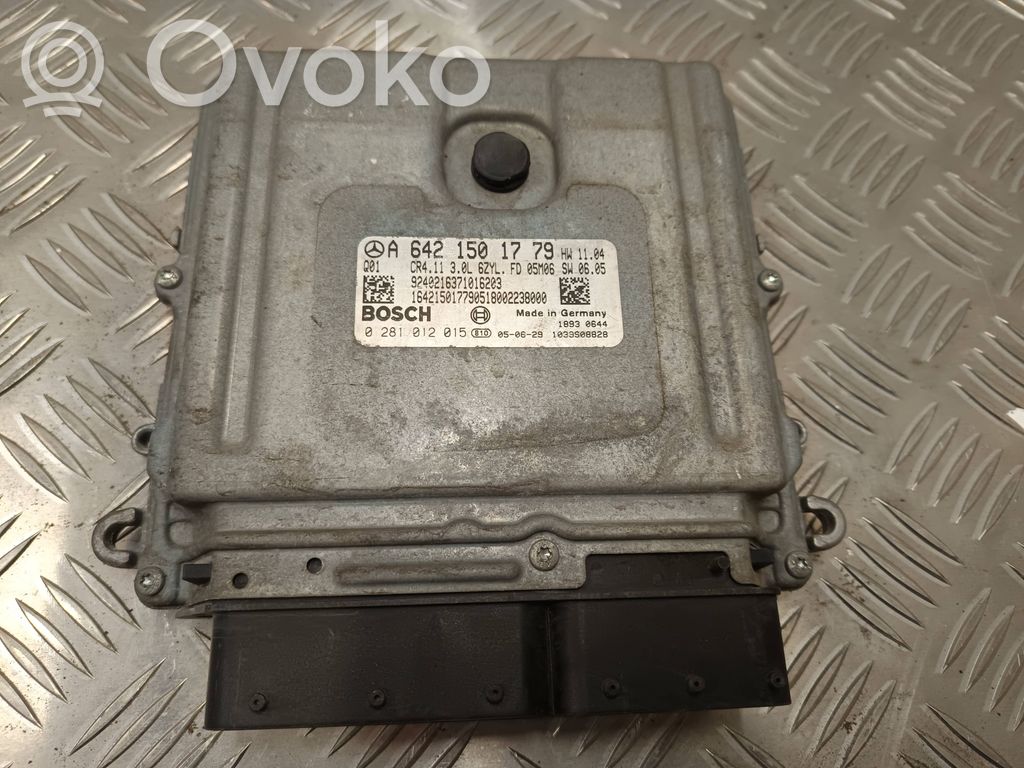 Engine control unit/module   A6421501779,1039S08828,0281012015