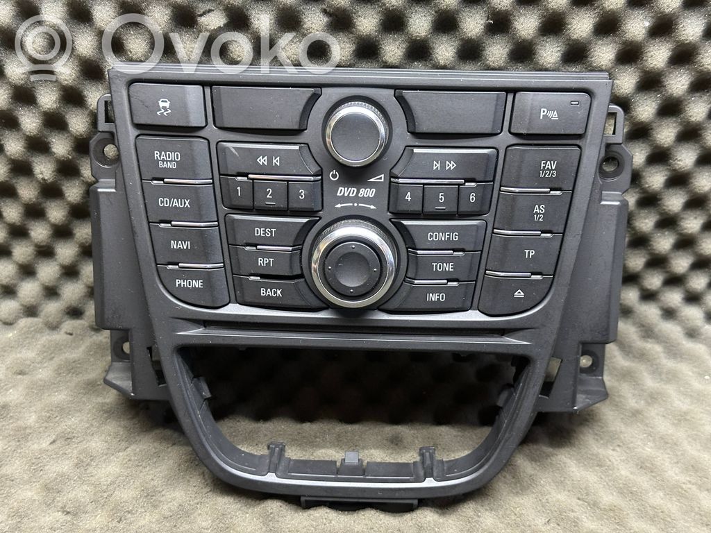 Opel Astra J Climate control unit 