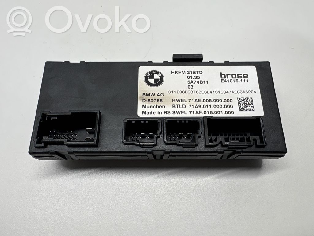 Tailgate/trunk control unit/module   5A74B11,71A9011000000,E41015111,71AE005000000,71AF015001000