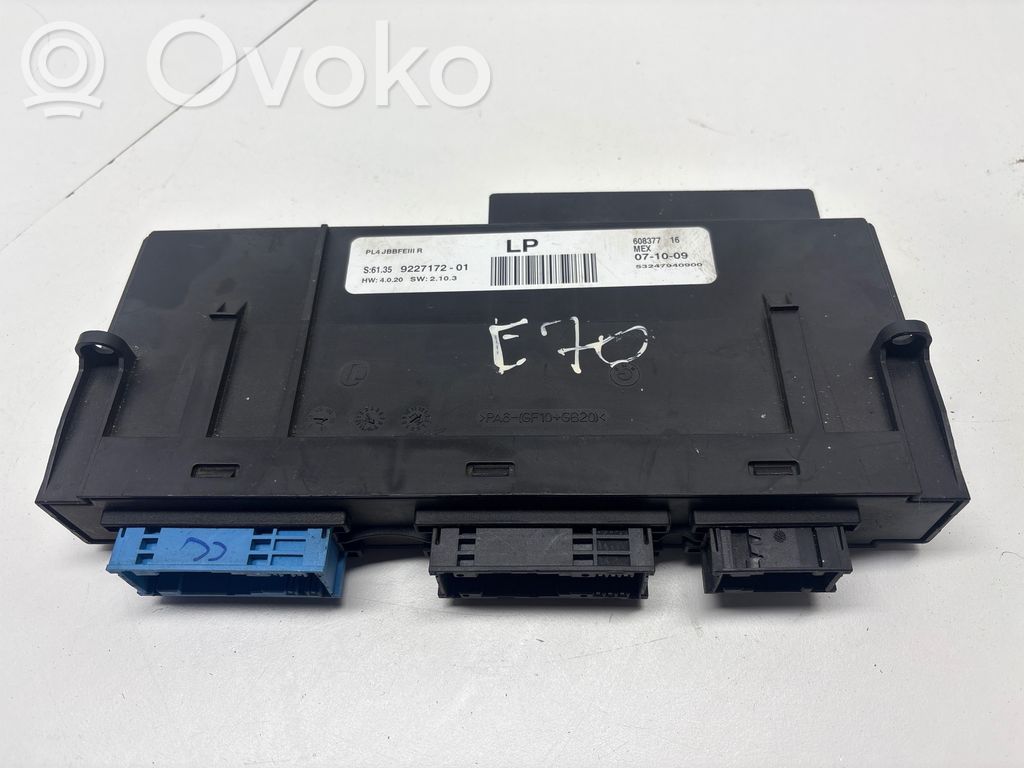 Central body control module   9227172