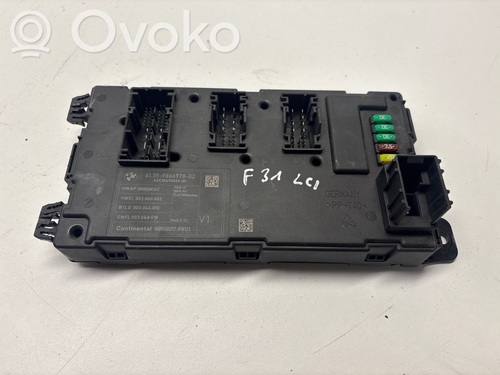 BMW 3 F30 F35 F31 Modulo comfort/convenienza 