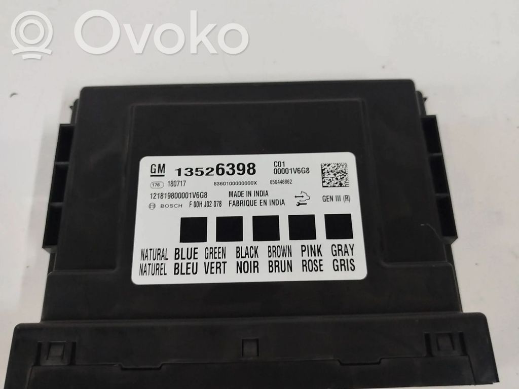 Opel Astra K Module confort 