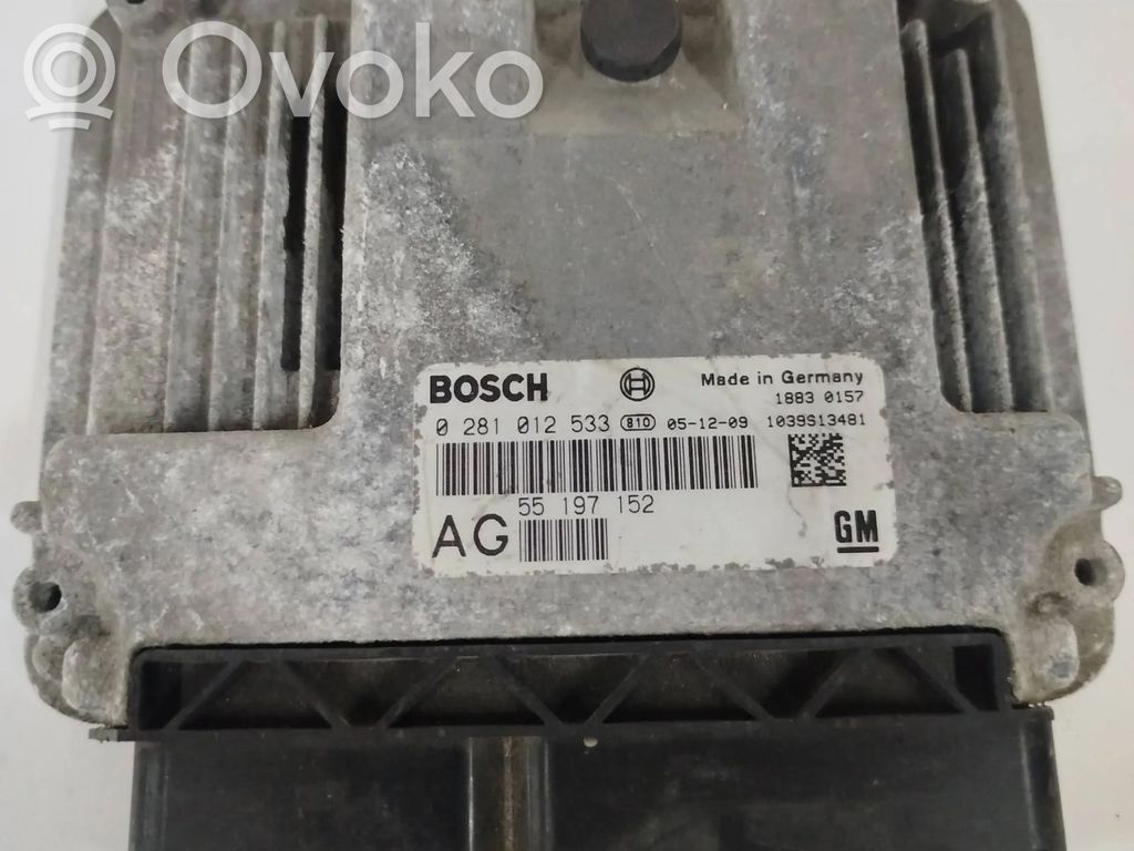 Opel Vectra C Engine control unit/module 