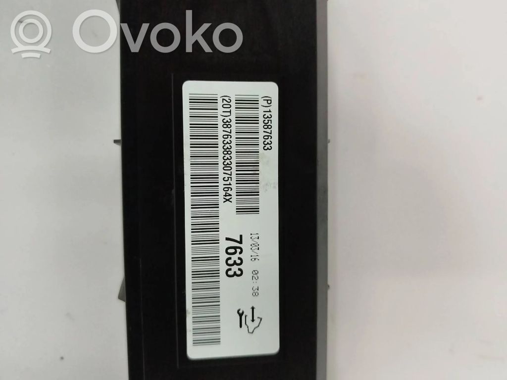 Opel Insignia A Climate control unit 