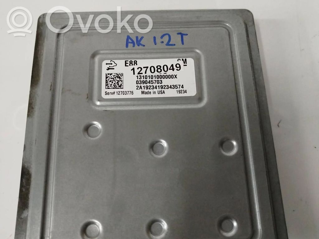 Opel Astra K Engine control unit/module 