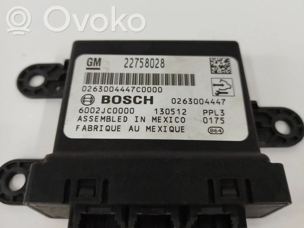 Parking PDC control unit/module   22758028,0263004447,6002JC0000