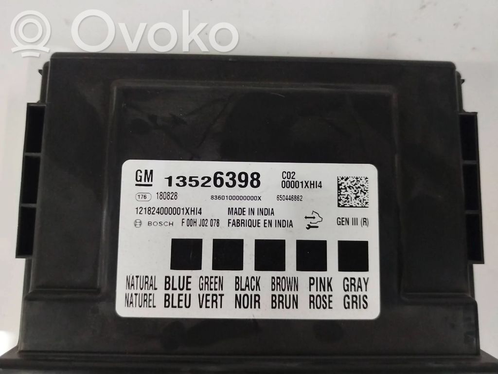 Opel Astra K Module confort 
