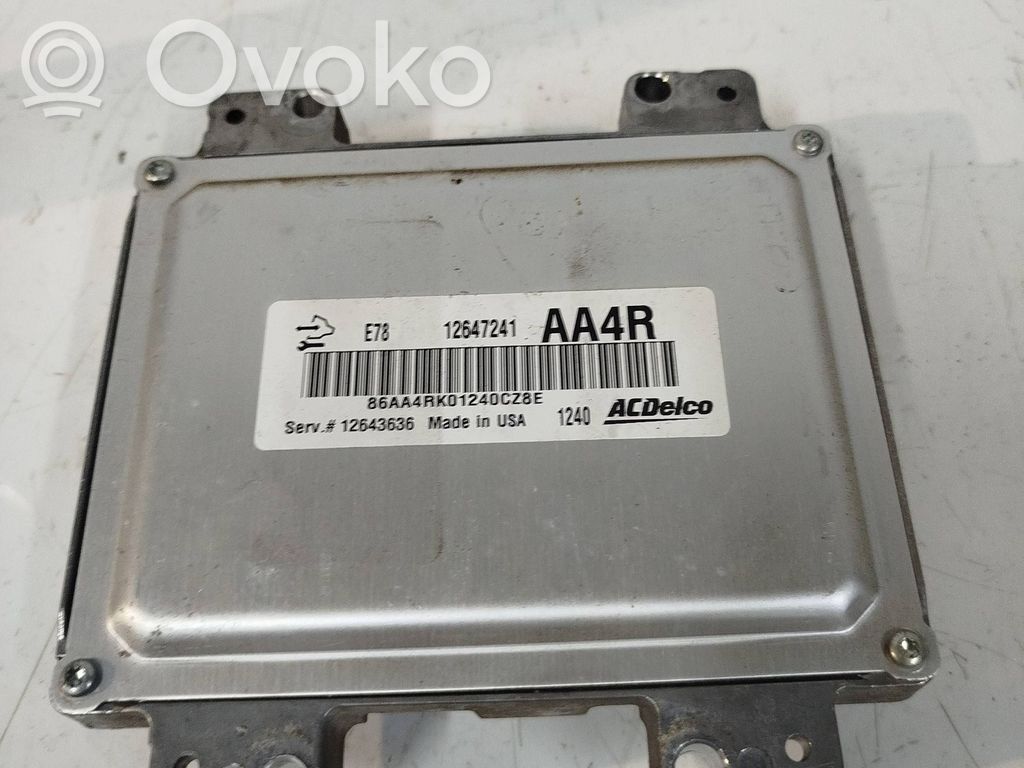Opel Astra J Engine control unit/module 