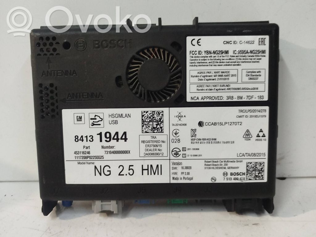 Opel Insignia A GPS navigation control unit/module 