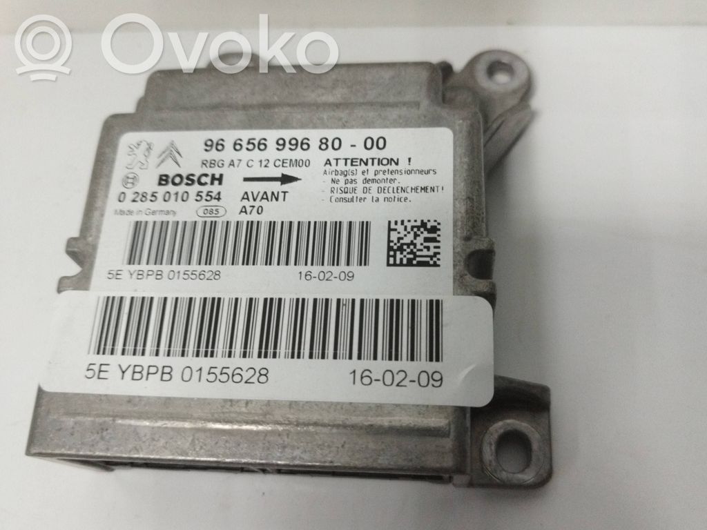 Peugeot 207 Airbag control unit/module 