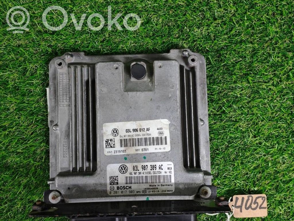 Engine control unit/module   03L907309AC,03L906012AF,0281017903