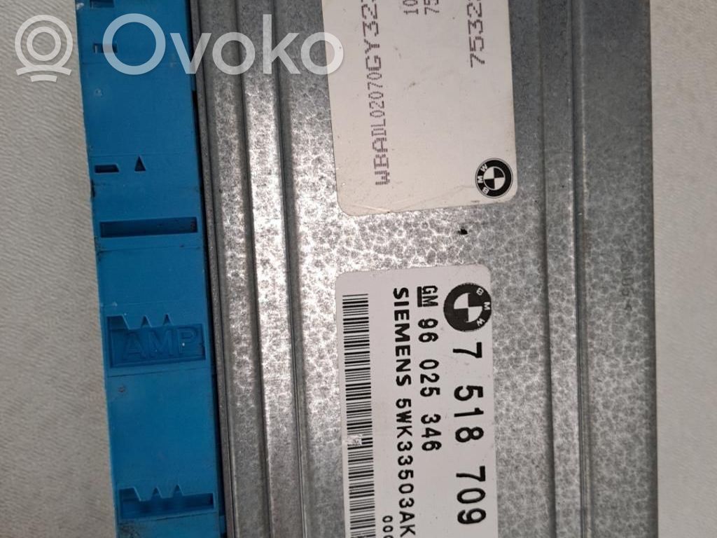 BMW 5 E39 Juego de cerradura y set ECU del motor 