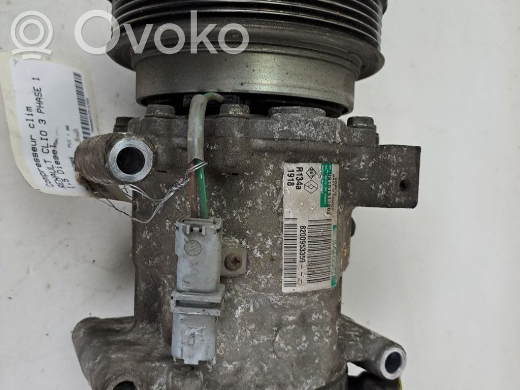 Renault Clio III Ilmastointilaitteen kompressorin pumppu (A/C) 