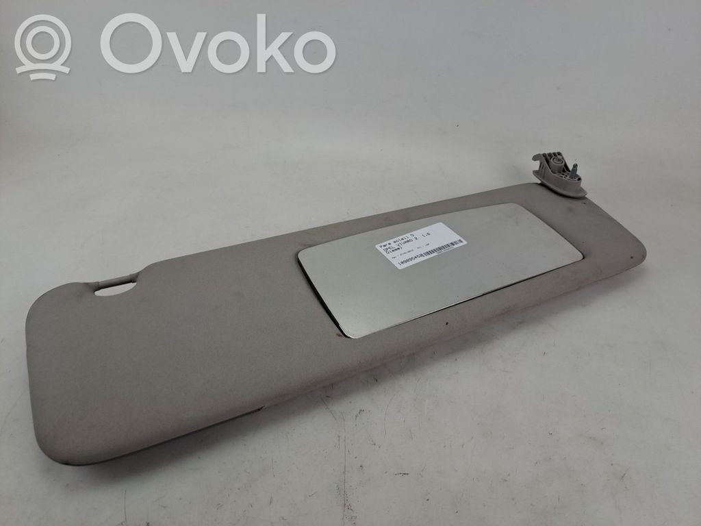 Opel Vivaro Saulessargu panelis 