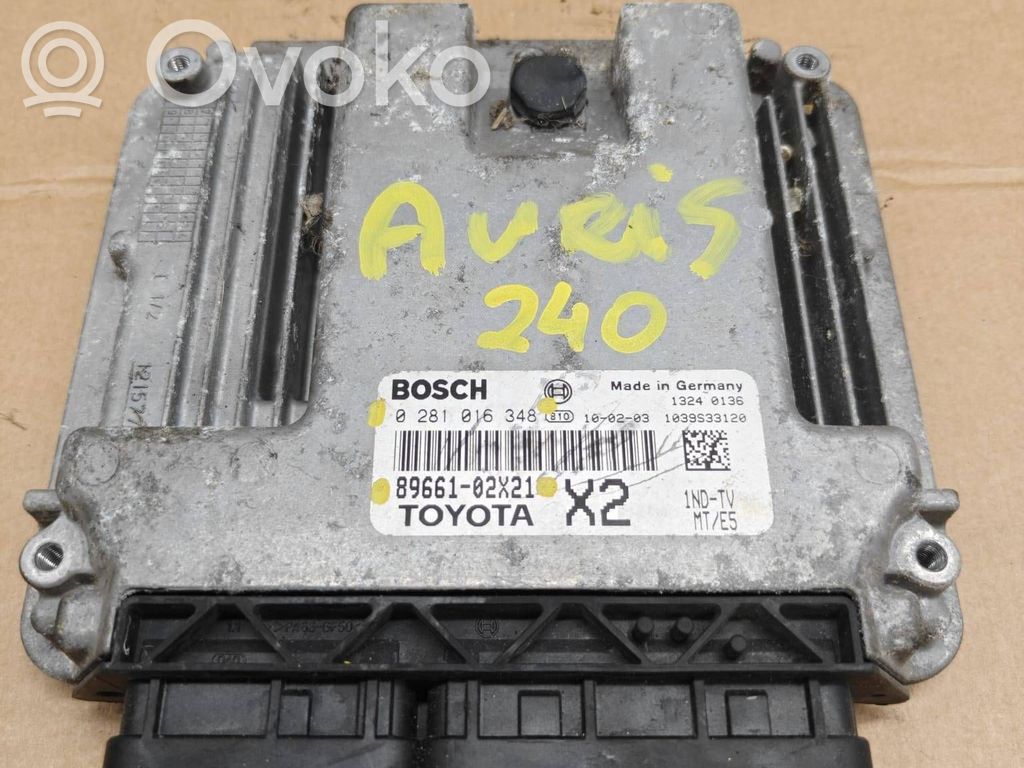 Toyota Auris 150 Calculateur moteur ECU 