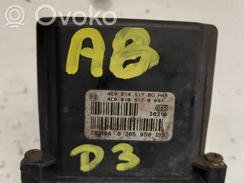 Audi A8 S8 D3 4E ABS Pump 