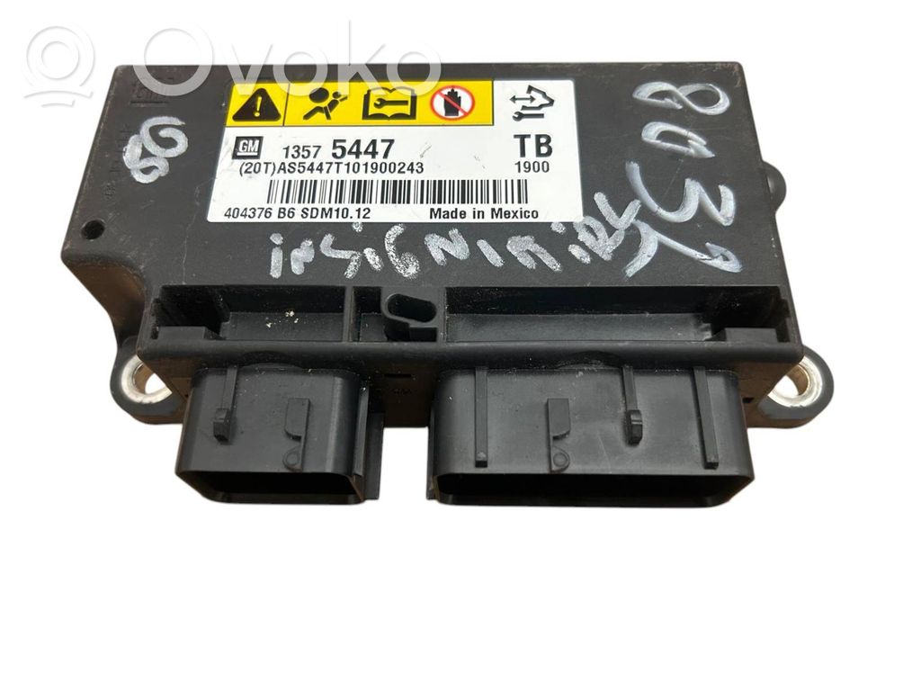 Opel Insignia A Unitate/modul de comandă airbaguri 