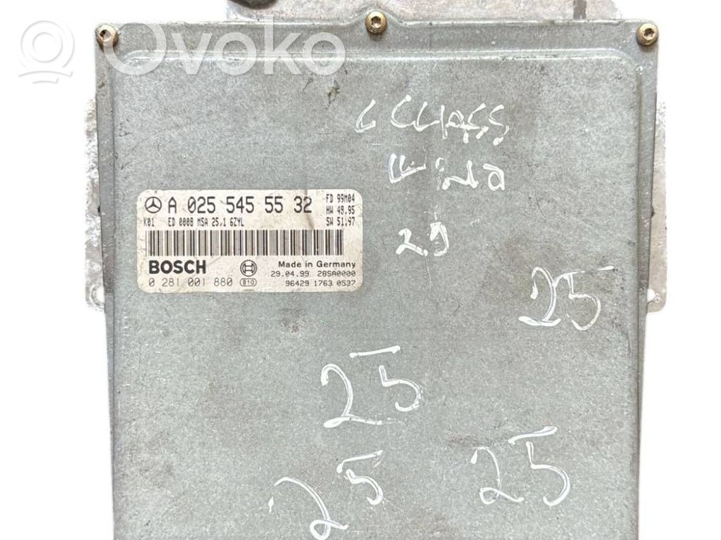 Mercedes-Benz E W212 Engine control unit/module ECU 