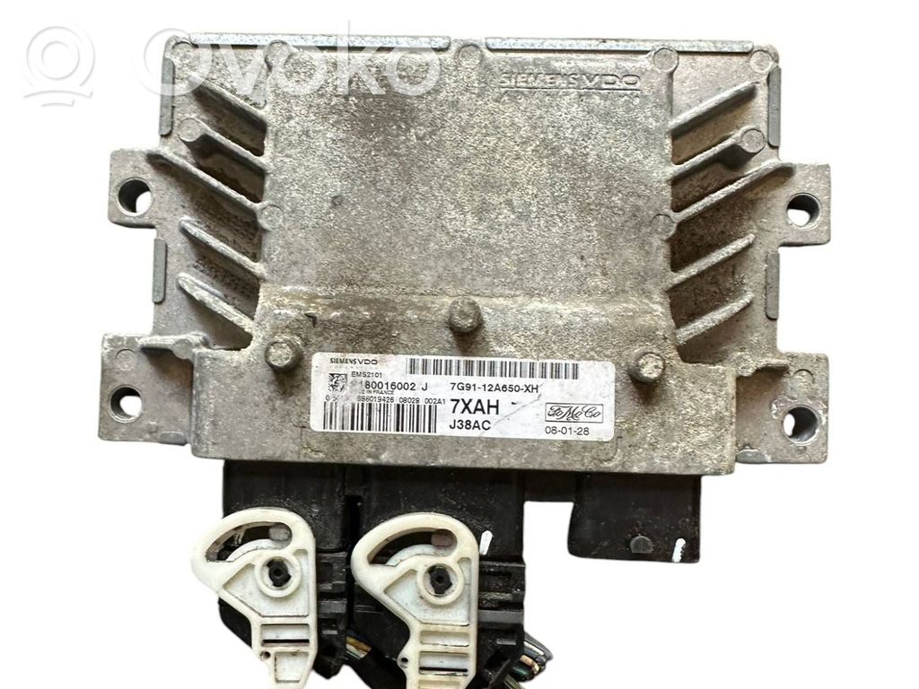 Engine control unit/module   S80016002J,J38AC,7G9112A650XH,7XAH