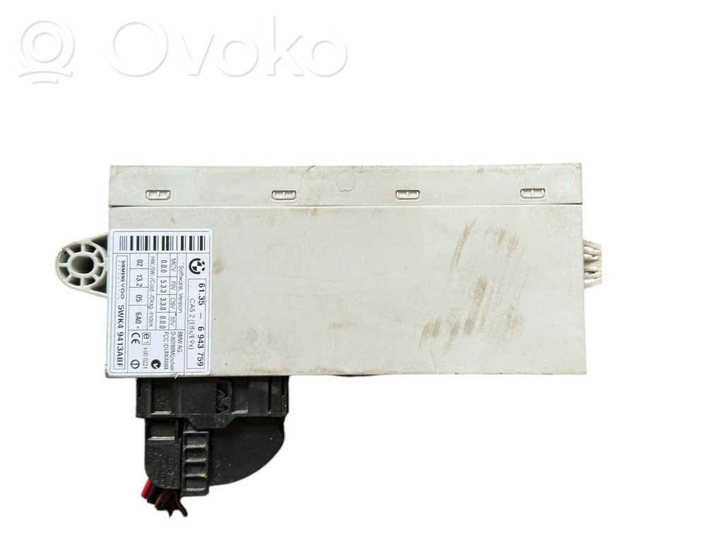 BMW 1 E81 E87 Unité de contrôle module CAS 