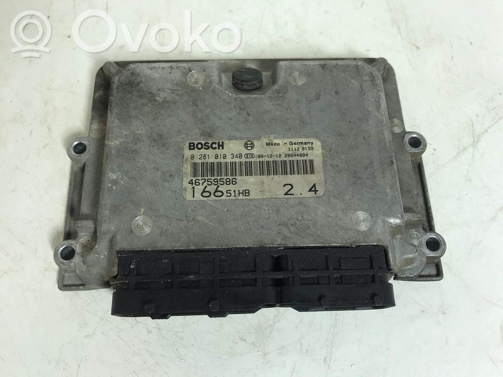 Engine control unit/module   0281010340,0281010340,46759586