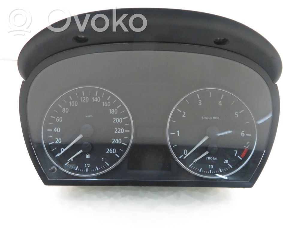 BMW 3 E90 E91 Speedometer (instrument cluster) 