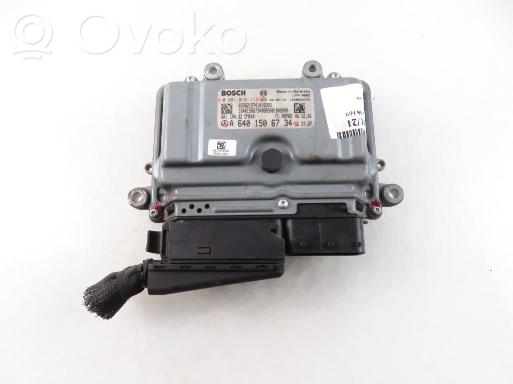 Mercedes-Benz A W169 Engine control unit/module 